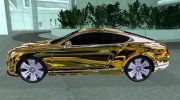 Bentley Continental GT Gold Baku Style for GTA San Andreas miniature 3
