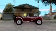 Jaguar SS 100 для GTA San Andreas миниатюра 5