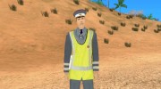 Policeman from Alone in the Dark 5 для GTA San Andreas миниатюра 1