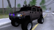 Hummer H2 Monster 4x4 для GTA San Andreas миниатюра 1