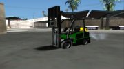 GTA V HVY Forklift для GTA San Andreas миниатюра 3
