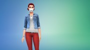 Маска с милым рисунком для Sims 4 миниатюра 4