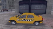 Dacia Logan Такси for GTA 3 miniature 2