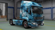 Скин Iced для Renault Premium для Euro Truck Simulator 2 миниатюра 1