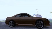 Nissan Skyline R33 для GTA San Andreas миниатюра 4