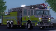 Pierce Arrow XT Miami Dade Fire Department Ladder 22 для GTA San Andreas миниатюра 2