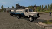 Молоковоз ГАЗ 3309 для Farming Simulator 2017 миниатюра 1