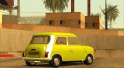Mini Cooper 1300 Mr Bean для GTA San Andreas миниатюра 2