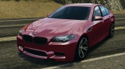 BMW M5 2012 для GTA 4 миниатюра 1