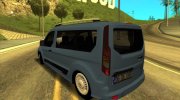 Ford Tourneo Connect для GTA San Andreas миниатюра 2