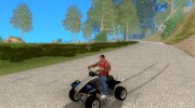 QUAD BIKE Custom Version 1 для GTA San Andreas миниатюра 1