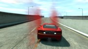 Red smoke under the wheels для GTA 4 миниатюра 2