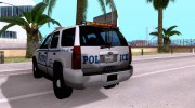 Chevrolet Tahoe 2007 NYPD for GTA San Andreas miniature 3