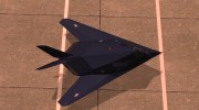 Lockheed F-117A Nighthawk for GTA San Andreas miniature 5