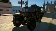 УАЗ-469 Военная полиция Сербии para GTA San Andreas miniatura 7