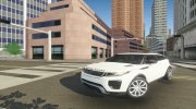 Land Rover Range Rover Evoque Coupe para GTA San Andreas miniatura 1
