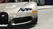 Bugatti Veyron 16.4 v1.7 для GTA 4 миниатюра 12