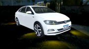 Volkswagen Virtus Highline 2018 for GTA San Andreas miniature 1