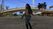 Melina WWE для GTA San Andreas миниатюра 10
