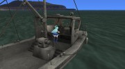 Fireflys Fishing Boat для GTA San Andreas миниатюра 4
