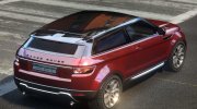 Land Rover Evoque TR для GTA 4 миниатюра 4