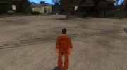 Claude Prison Uniform GTA 3 для GTA San Andreas миниатюра 5