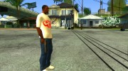 Футболка Gangsta para GTA San Andreas miniatura 4