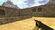 Carbon AK47 with Golden Wood Parts для Counter Strike 1.6 миниатюра 1