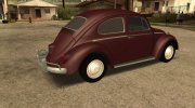 Volkswagen Beetle 1300cc 1964 (Low Poly) for GTA San Andreas miniature 3