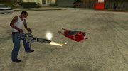 Неадекватный пед с миниганом para GTA San Andreas miniatura 7