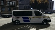 Opel Vivaro Hungarian Police Van for GTA 4 miniature 5