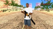 Золотая замена AK-47 для GTA San Andreas миниатюра 4