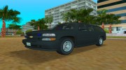Chevrolet Suburban FBI para GTA Vice City miniatura 1