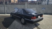 Mercedes-Benz S600 v1.1 для GTA 5 миниатюра 4