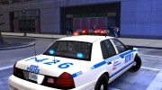 NYPD-ESU K9 2010 Ford Crown Victoria Police Interceptor for GTA 4 miniature 2