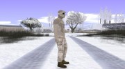 Skin GTA Online в бежевой одежде для GTA San Andreas миниатюра 3