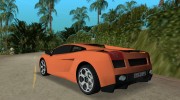 Lamborghini Gallardo 2005 for GTA Vice City miniature 3