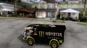 КамАЗ 4911 Мастер Monster Energy для GTA San Andreas миниатюра 2