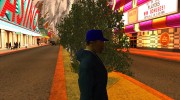 Кепка newyorkyankiys фиолетовая for GTA San Andreas miniature 2