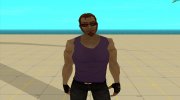 Postal dude в темно-фиолетовой майке para GTA San Andreas miniatura 1