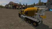 Цементовоз CAT CT660 para Farming Simulator 2017 miniatura 5