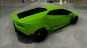 2014 Lamborghini Huracan Rocket Bunny para GTA San Andreas miniatura 2