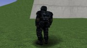 Член группировки Альфа-псы в бронекостюме из S.T.A.L.K.E.R. para GTA San Andreas miniatura 6