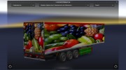 Coca-Cola and Fruits Trailers for Euro Truck Simulator 2 miniature 3