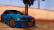 BMW M3 E36 Coupe Blue Star para GTA San Andreas miniatura 4