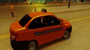 Lada Granta Taxi для GTA San Andreas миниатюра 3