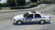 Ford Crown Victoria Police Department 2008 Interceptor NYPD for GTA 4 miniature 2