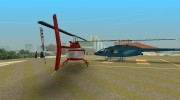 Bell 206B JetRanger для GTA Vice City миниатюра 4