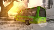 Jurassic Park Tour Bus для GTA San Andreas миниатюра 3