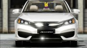 Honda Accord Standard 2017 for GTA 5 miniature 2
